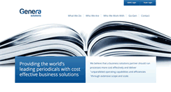 Desktop Screenshot of generasolutions.com